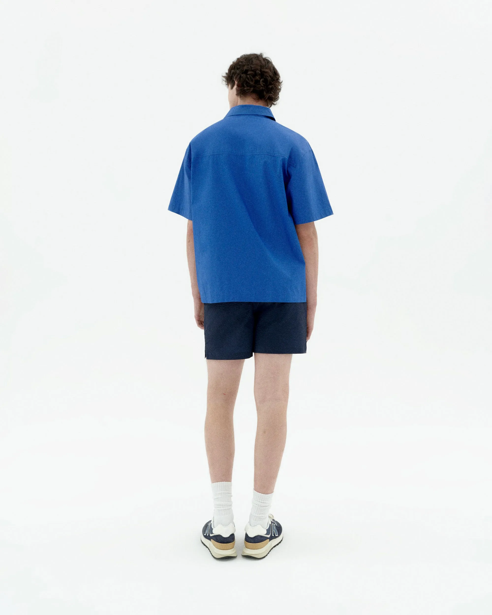 Camisa loose azul Kurt sold by Thinking Mu product image thumbnail 4