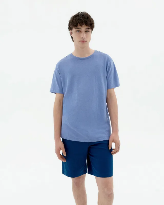 Camiseta azul claro hemp sold by Thinking Mu