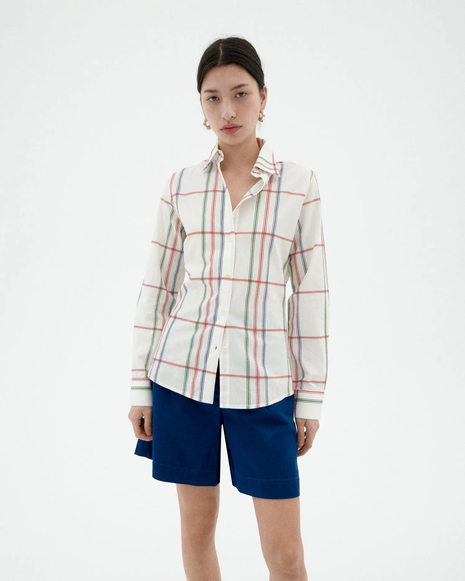 Blusa cuadros Katha sold by Thinking Mu