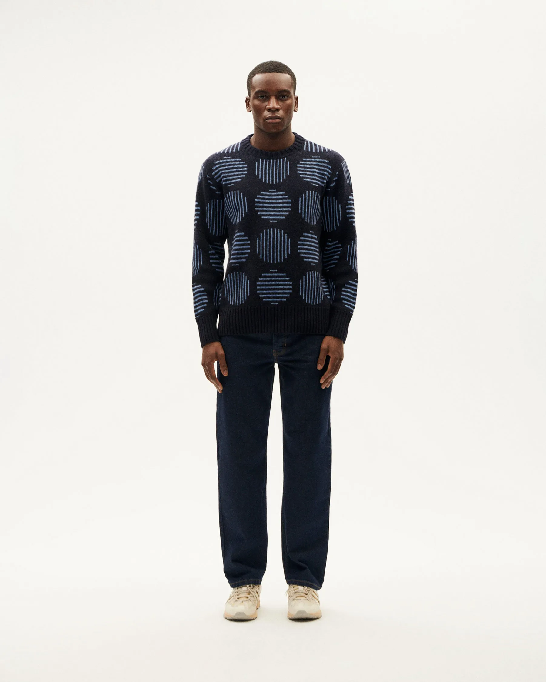 Jersey azul lana merino japan Khem sold by Thinking Mu product image thumbnail 3