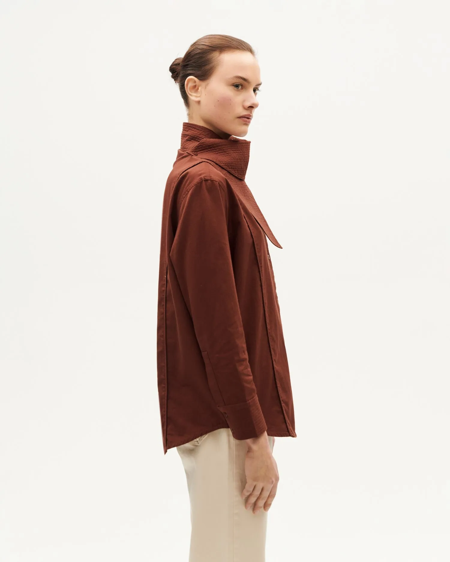 Blusa marrón Georgia sold by Thinking Mu product image thumbnail 5