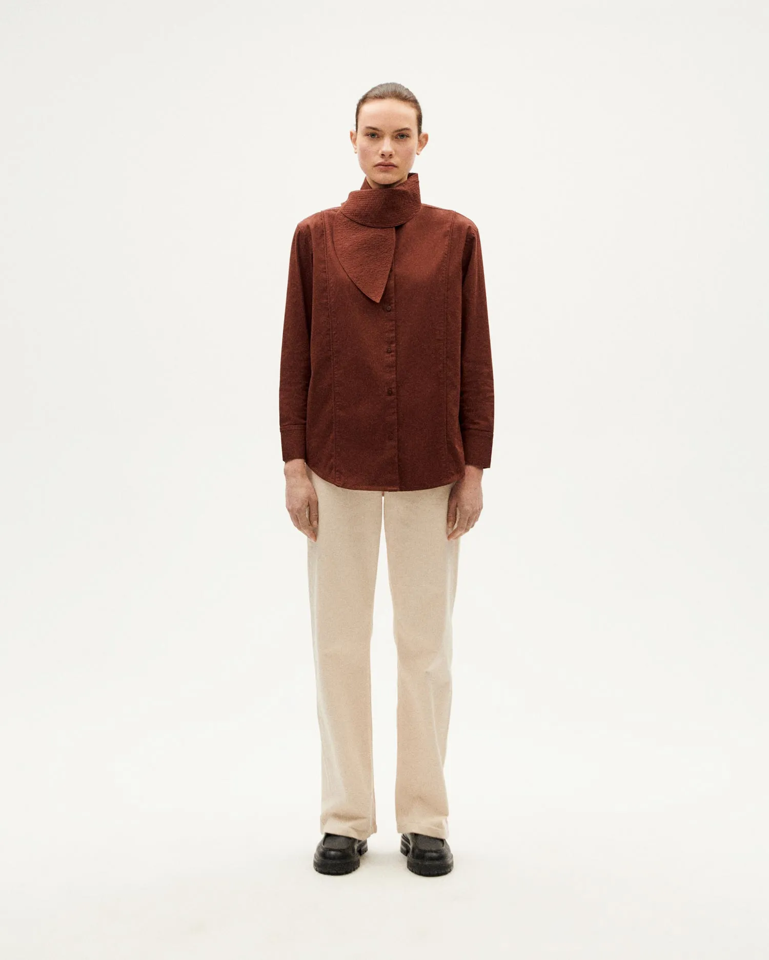 Blusa marrón Georgia sold by Thinking Mu product image thumbnail 4