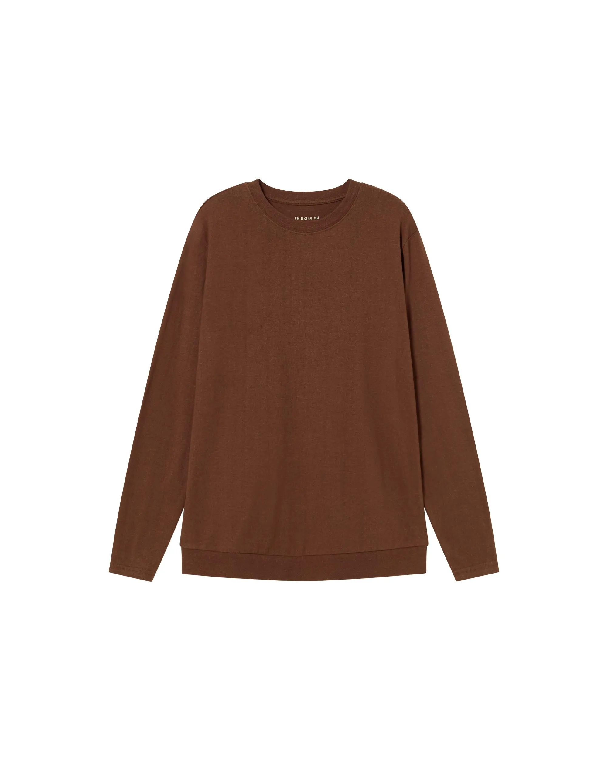 Camiseta gruesa marrón hemp Shiva sold by Thinking Mu