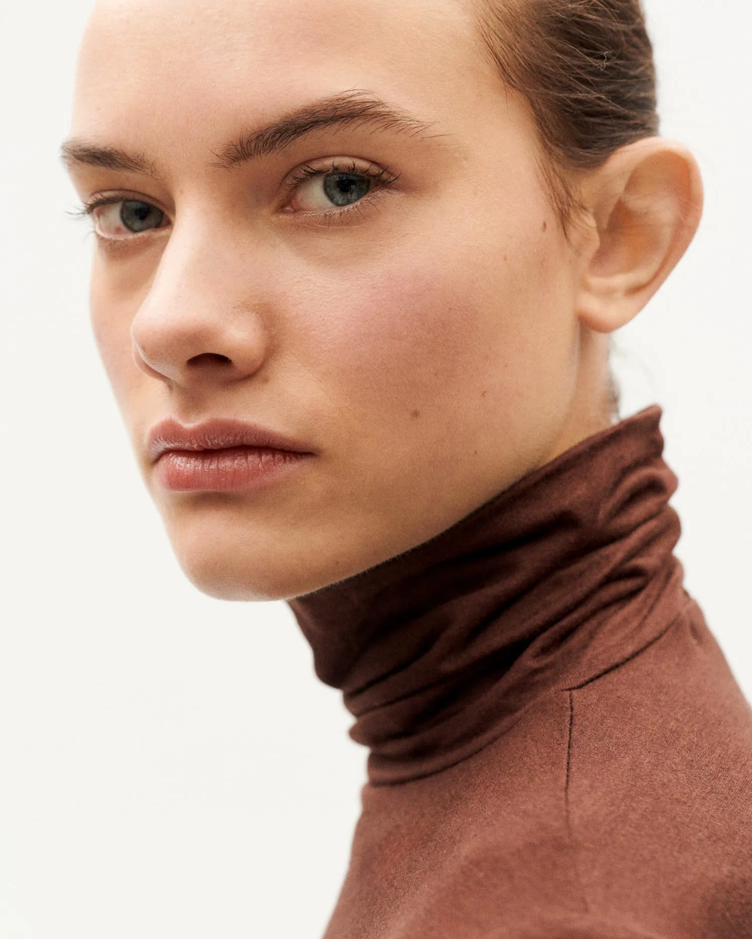 Top marrón cachemir Noe sold by Thinking Mu product image thumbnail 4