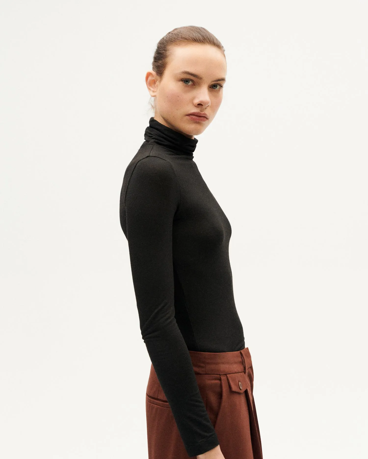 Top negro cashmere Noe sold by Thinking Mu product image thumbnail 4