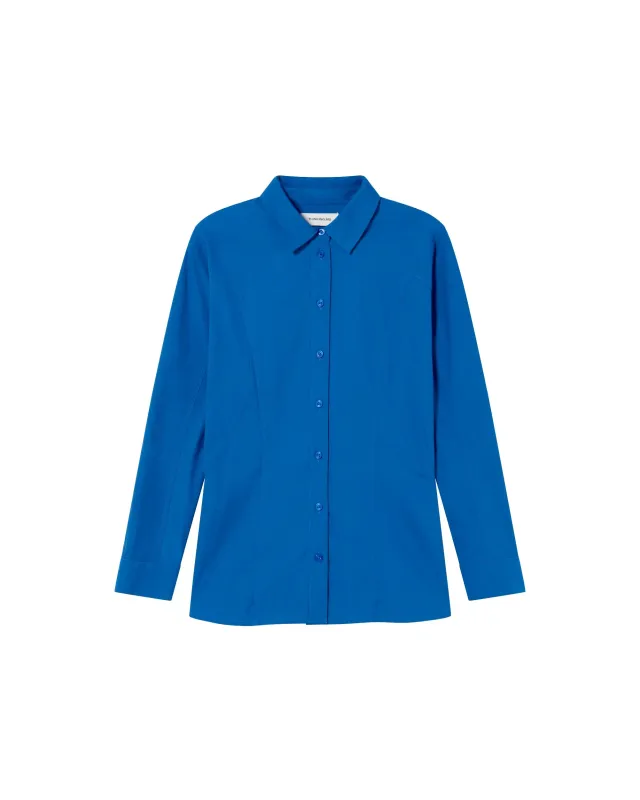 Blusa azul klein Electra sold by Thinking Mu