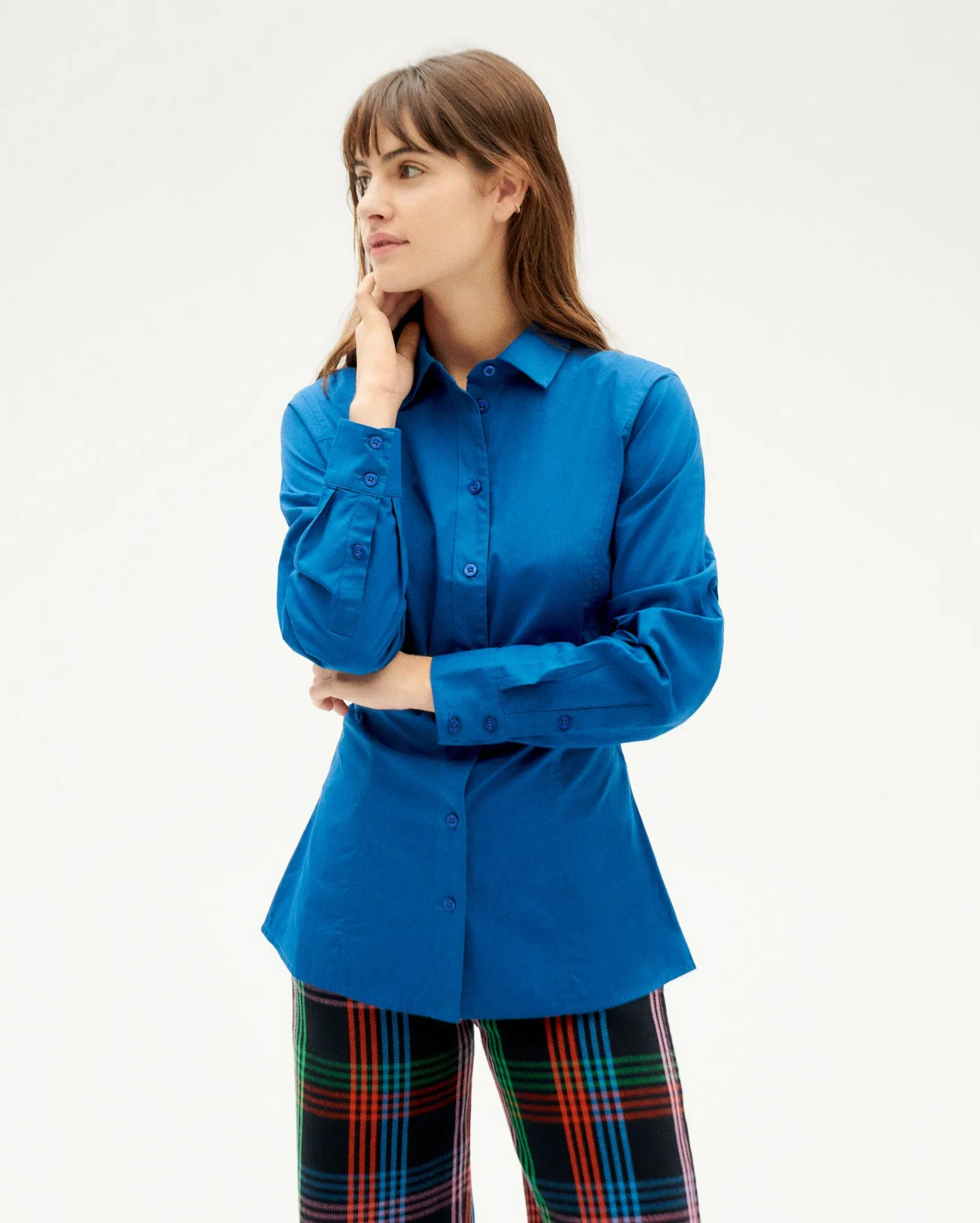 Blusa azul klein Electra sold by Thinking Mu product image thumbnail 3