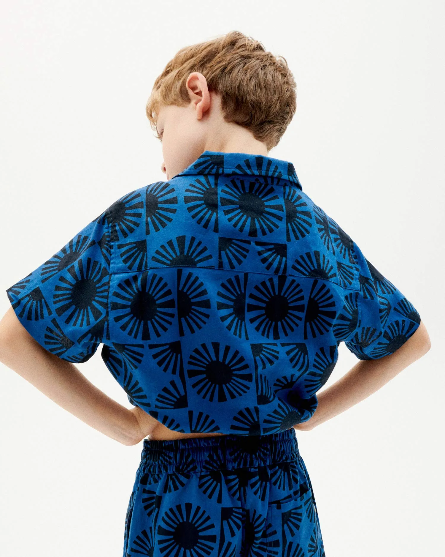 Camisa azul solet Ares sold by Thinking Mu product image thumbnail 5