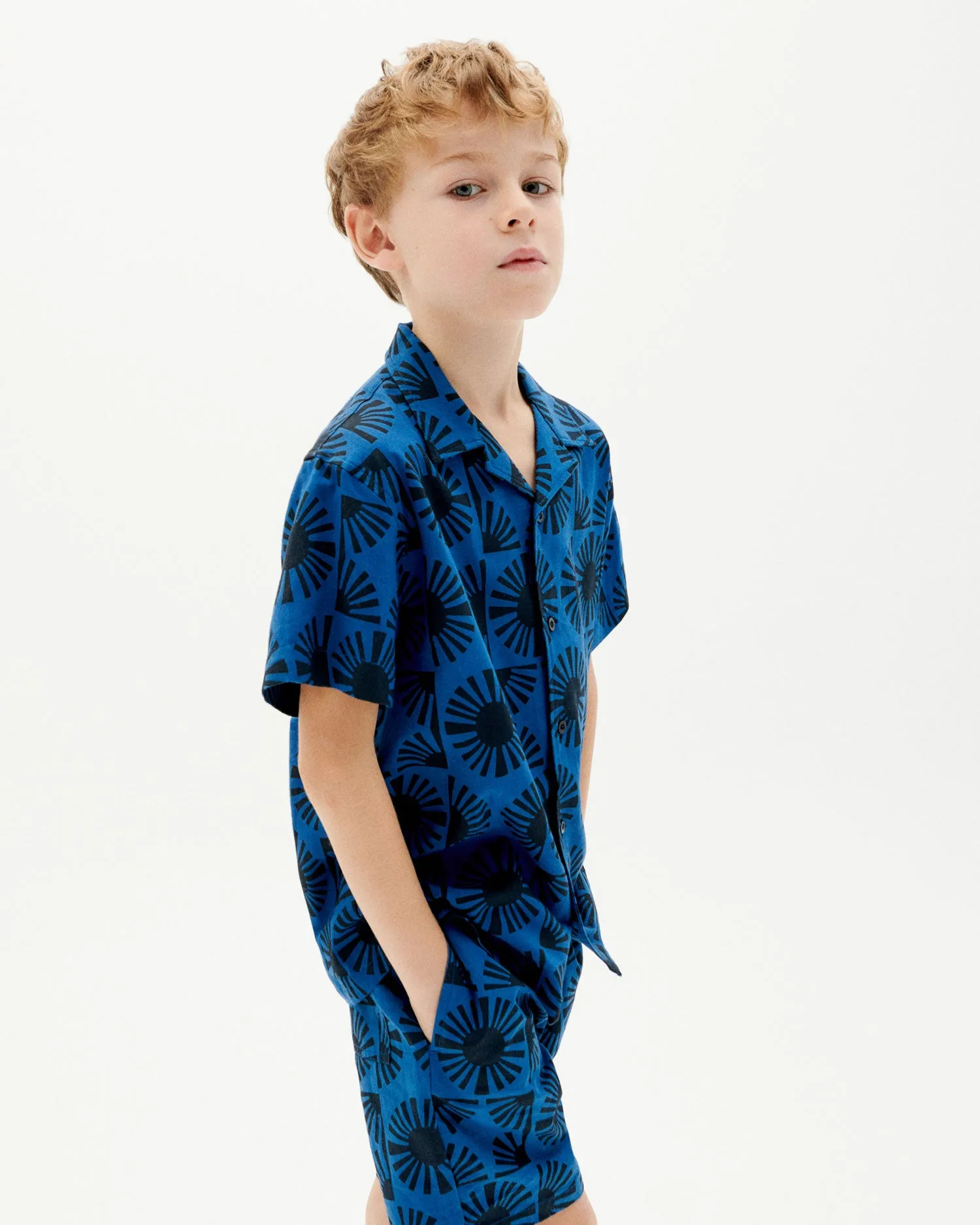 Camisa azul solet Ares sold by Thinking Mu product image thumbnail 4