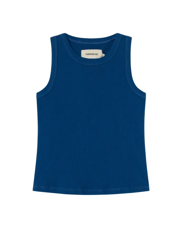 Top azul Leah made by Thinking Mu