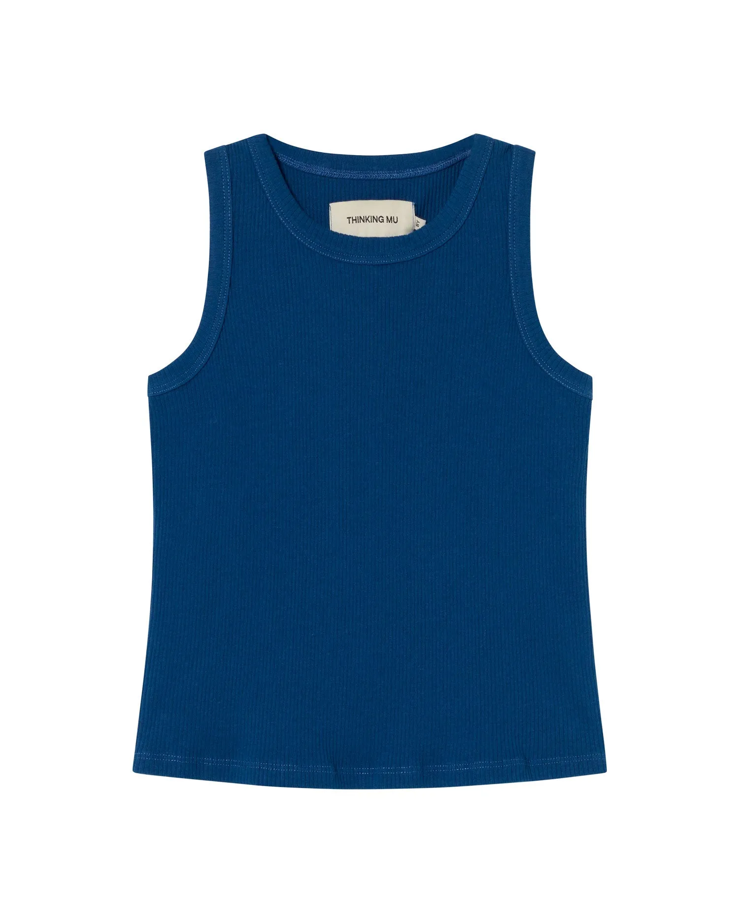 Top azul Leah sold by Thinking Mu