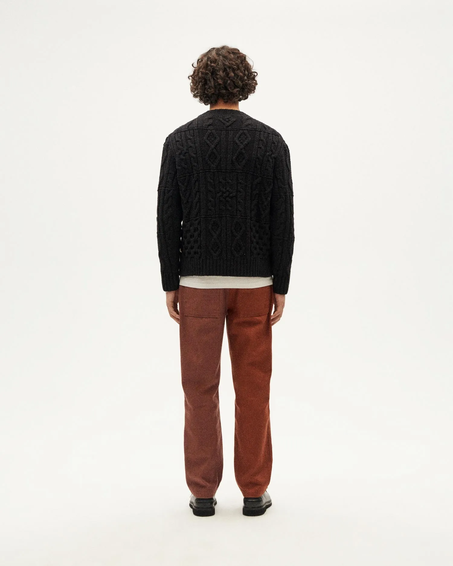 Jersey azul oscuro lana merino Rasta sold by Thinking Mu product image thumbnail 4