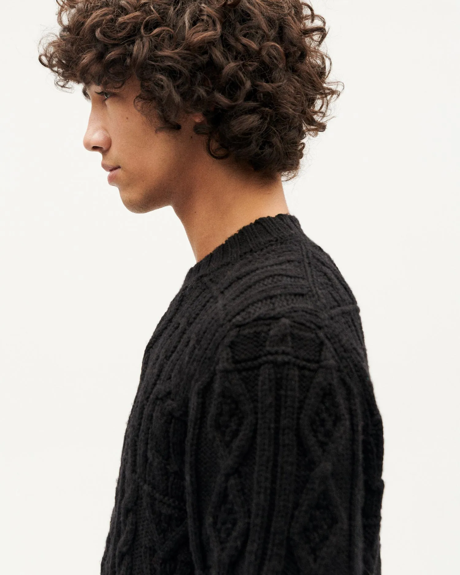 Jersey azul oscuro lana merino Rasta sold by Thinking Mu product image thumbnail 2