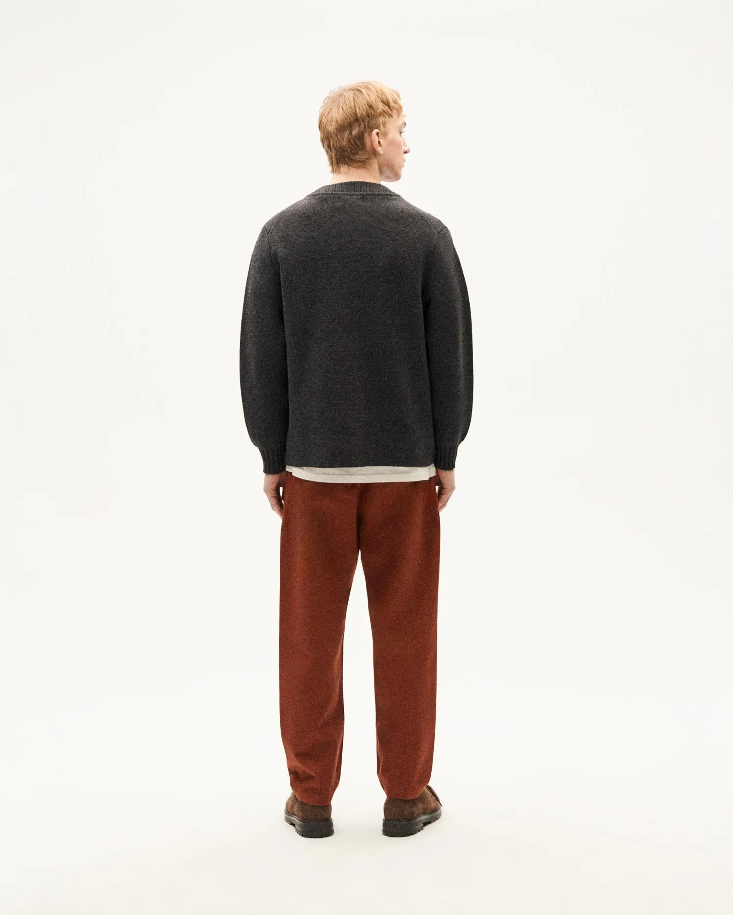 Cárdigan gris lana Nico sold by Thinking Mu product image thumbnail 4