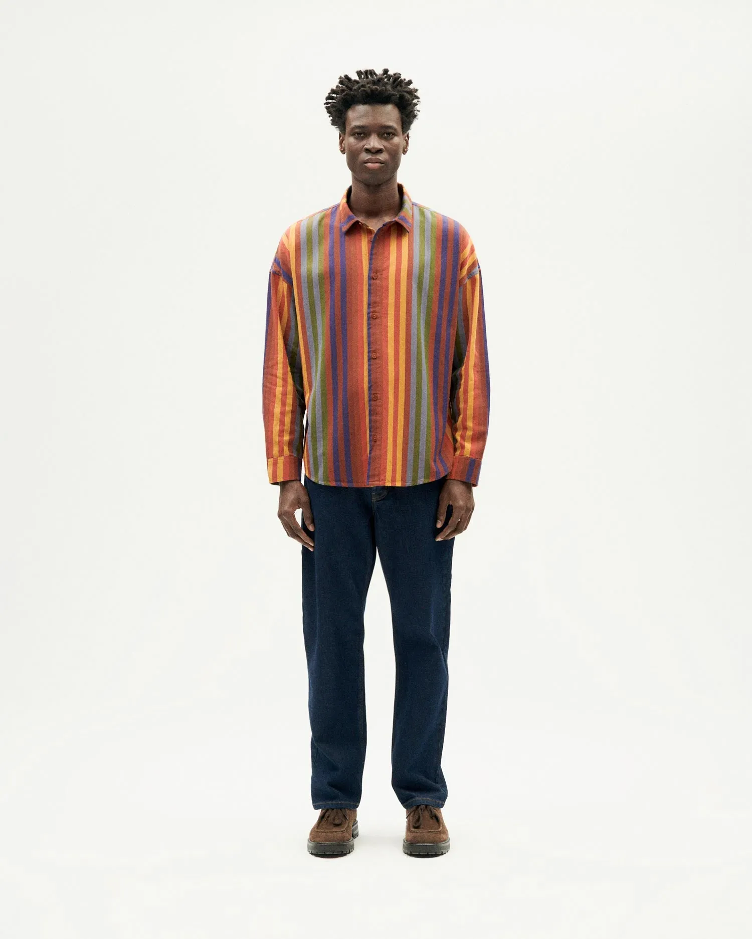 Camisa multicolor rayas Haru sold by Thinking Mu product image thumbnail 2