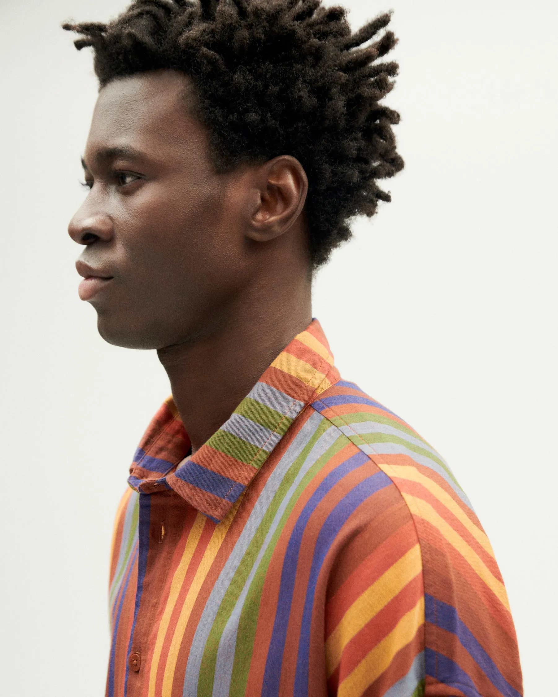 Camisa multicolor rayas Haru sold by Thinking Mu product image thumbnail 3