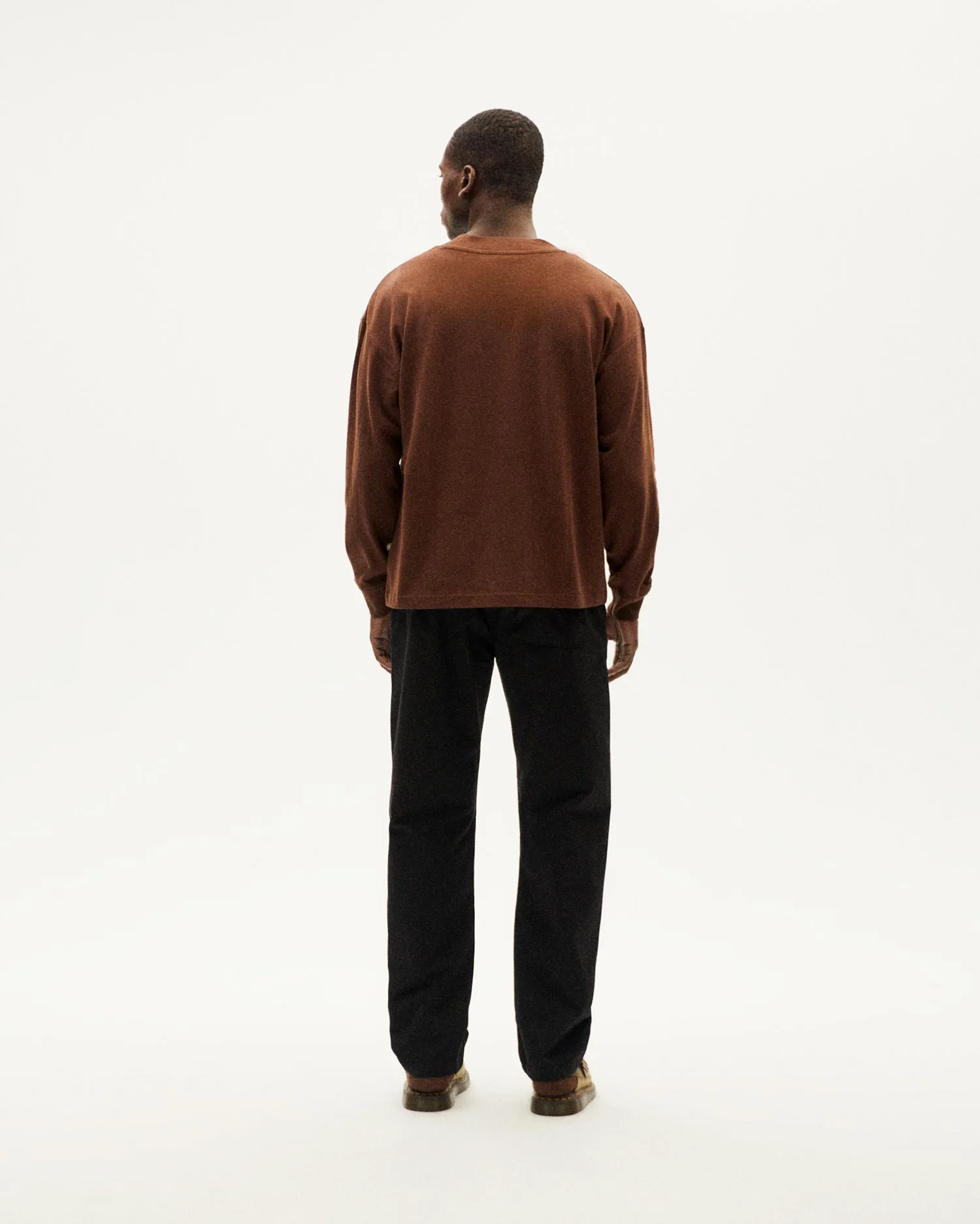 Camiseta gruesa marrón hemp Doug sold by Thinking Mu product image thumbnail 4