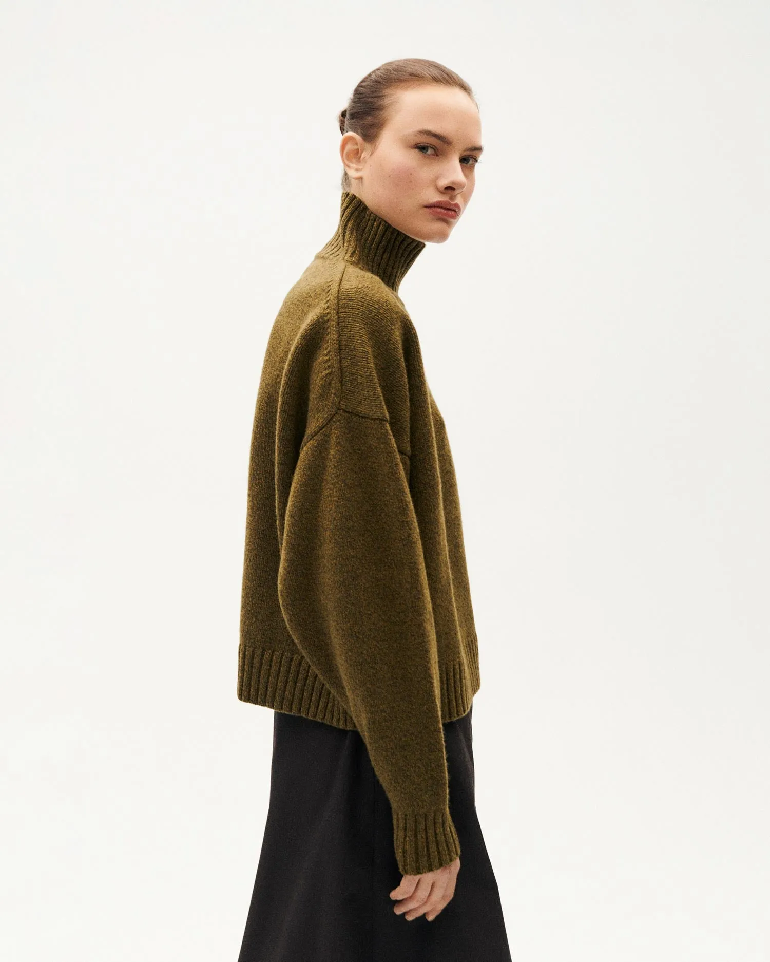 Jersey verde lana Idra sold by Thinking Mu product image thumbnail 3