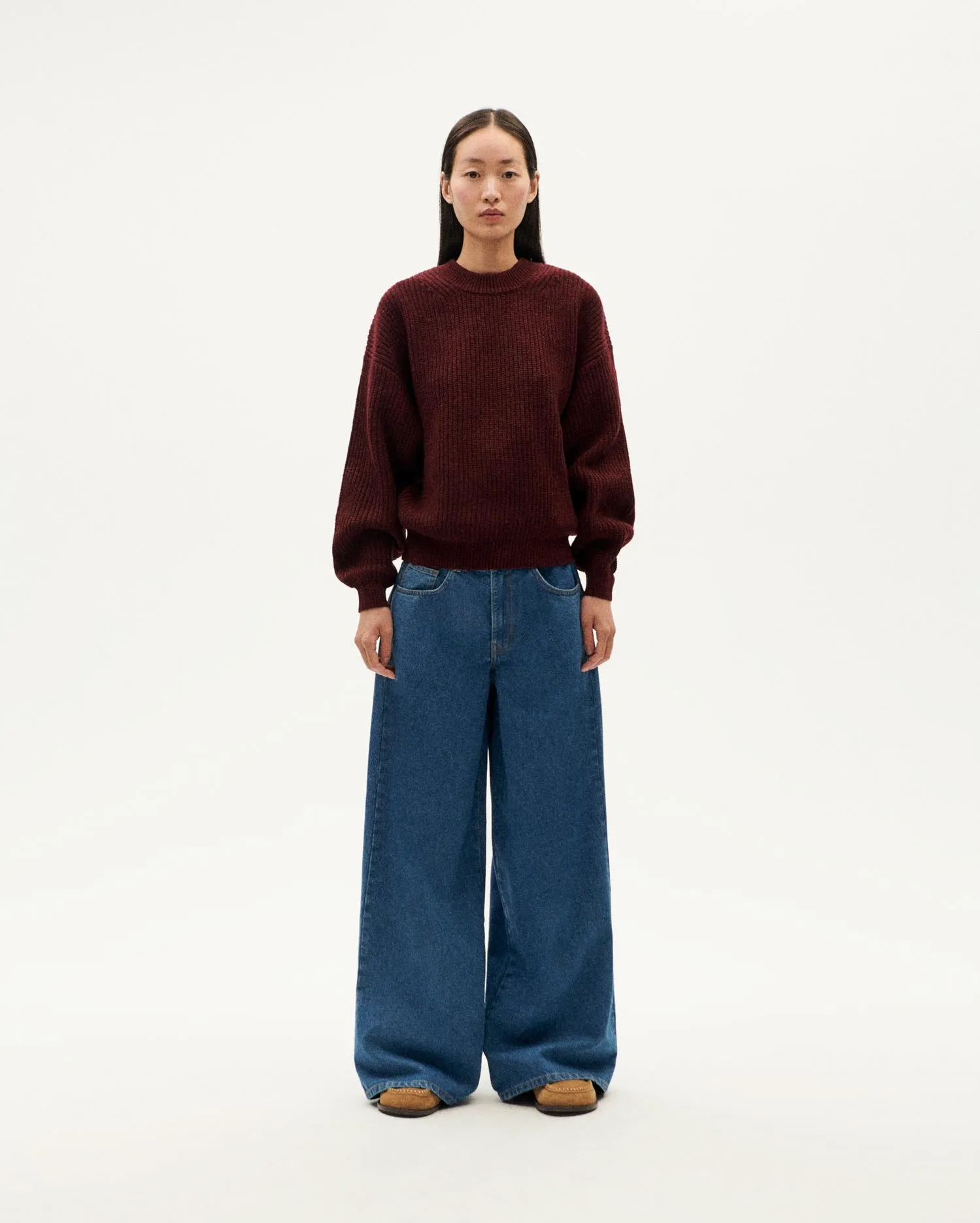 Jersey granate lana Carmen sold by Thinking Mu product image thumbnail 3