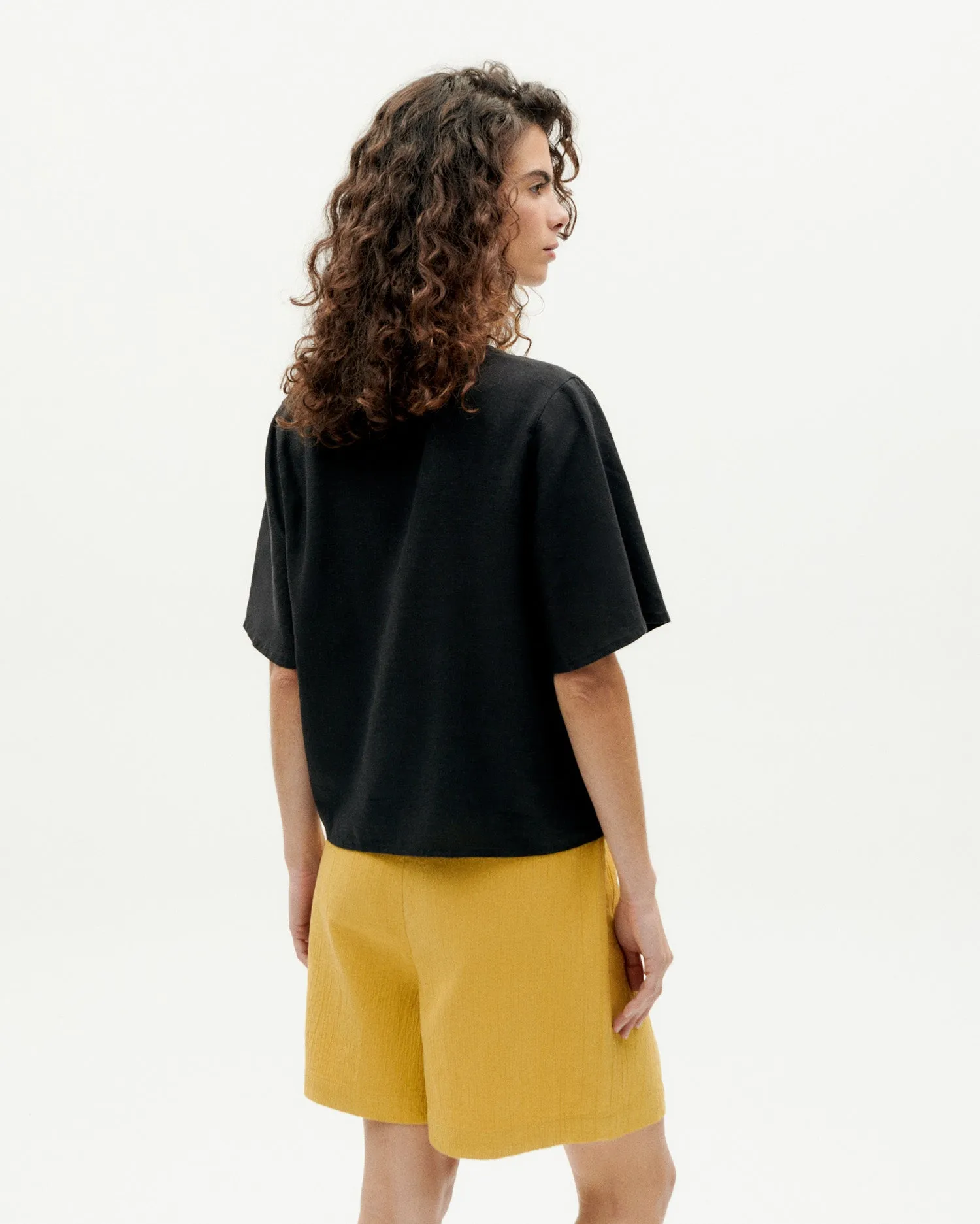 Blusa negra hemp Libelula sold by Thinking Mu product image thumbnail 4