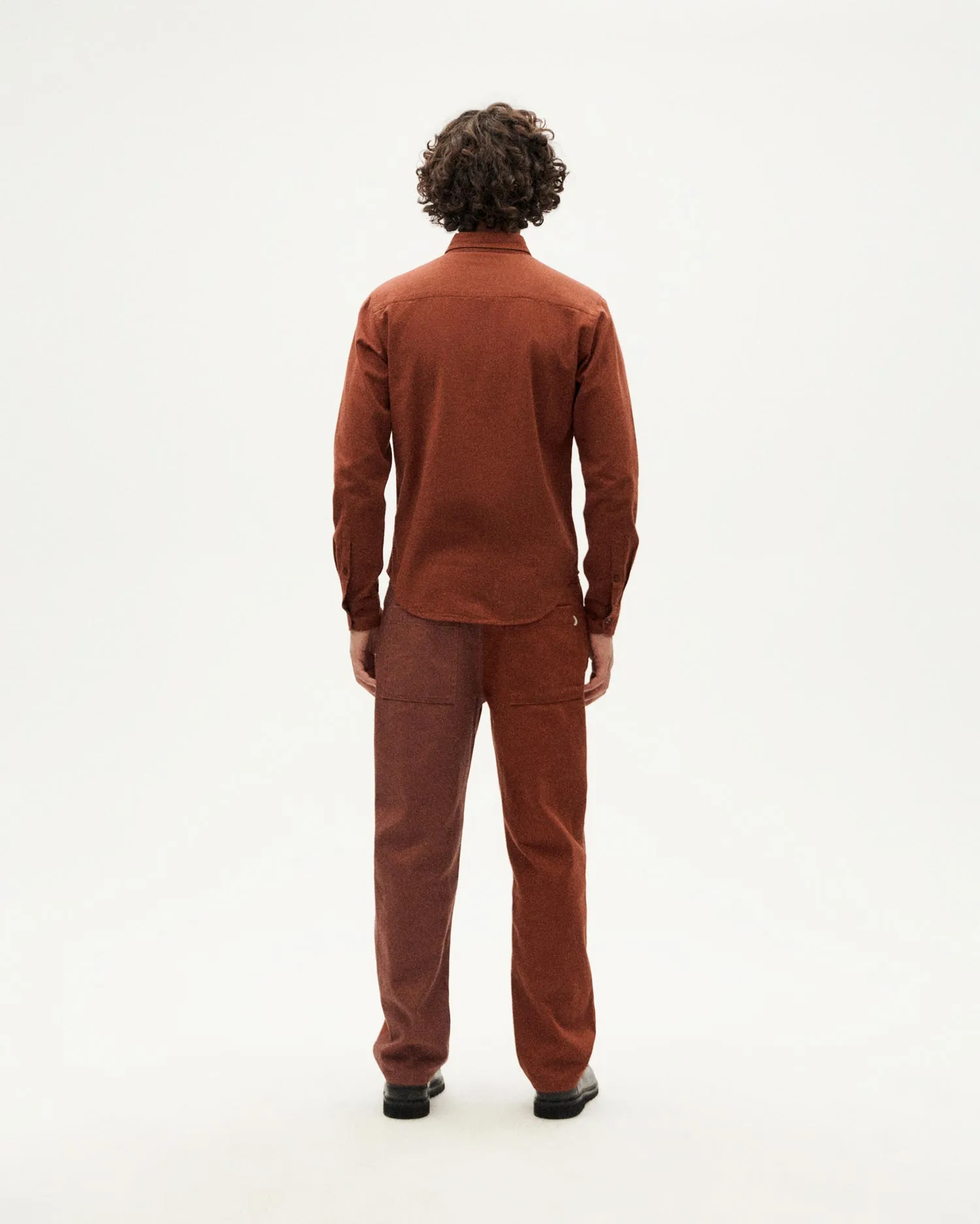 Camisa marrón micro cuadros Ant sold by Thinking Mu product image thumbnail 4