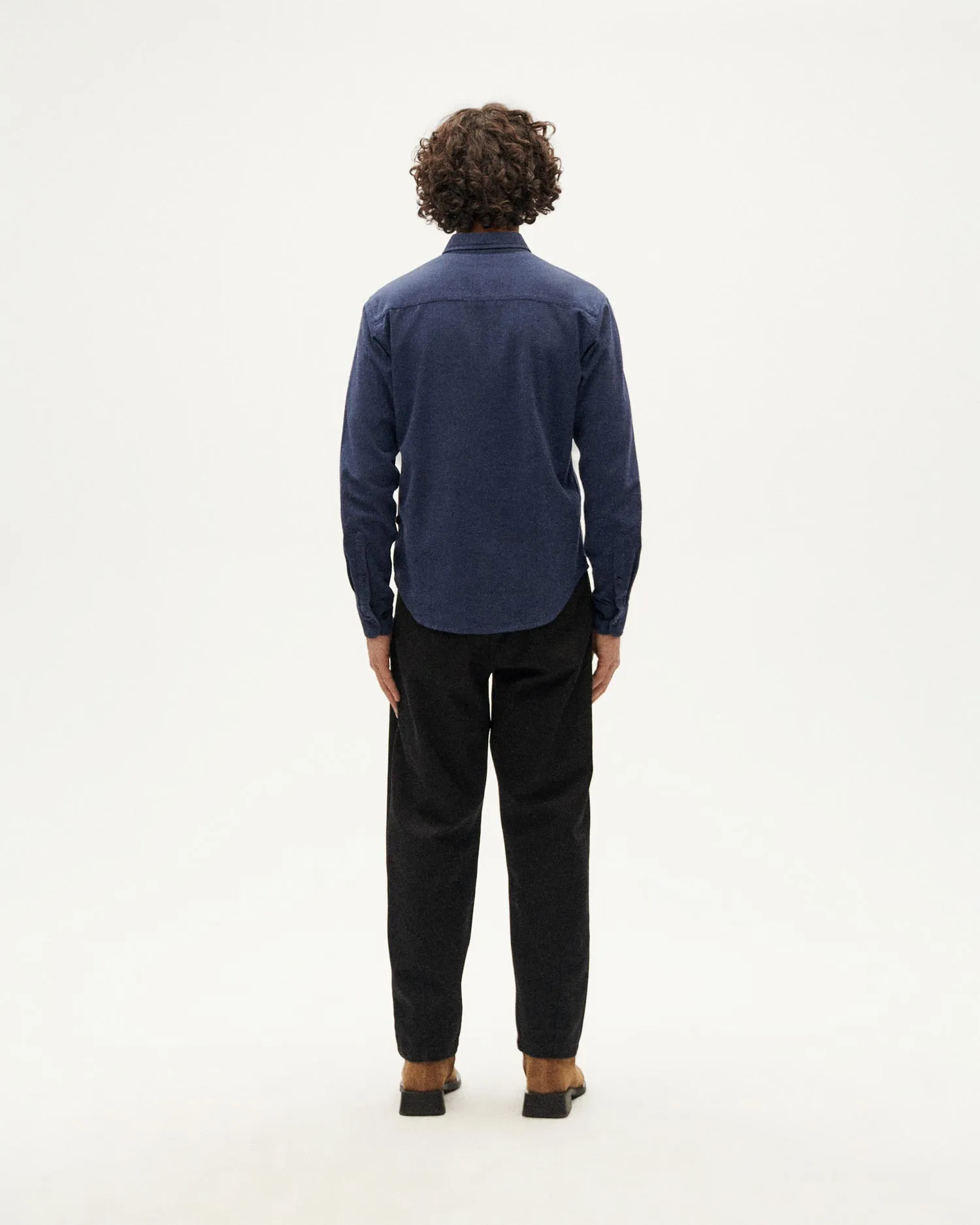 Camisa azul micro cuadros Ant sold by Thinking Mu product image thumbnail 3