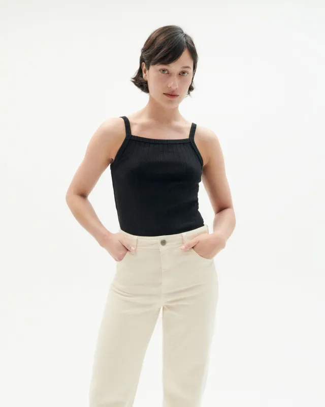 Top negro Aster sold by Thinking Mu