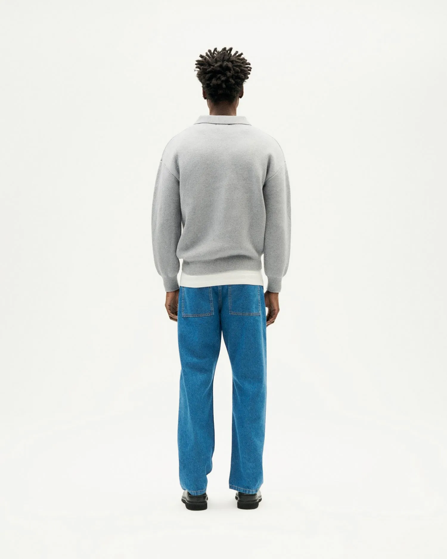 Jersey gris lana Aritz sold by Thinking Mu product image thumbnail 4