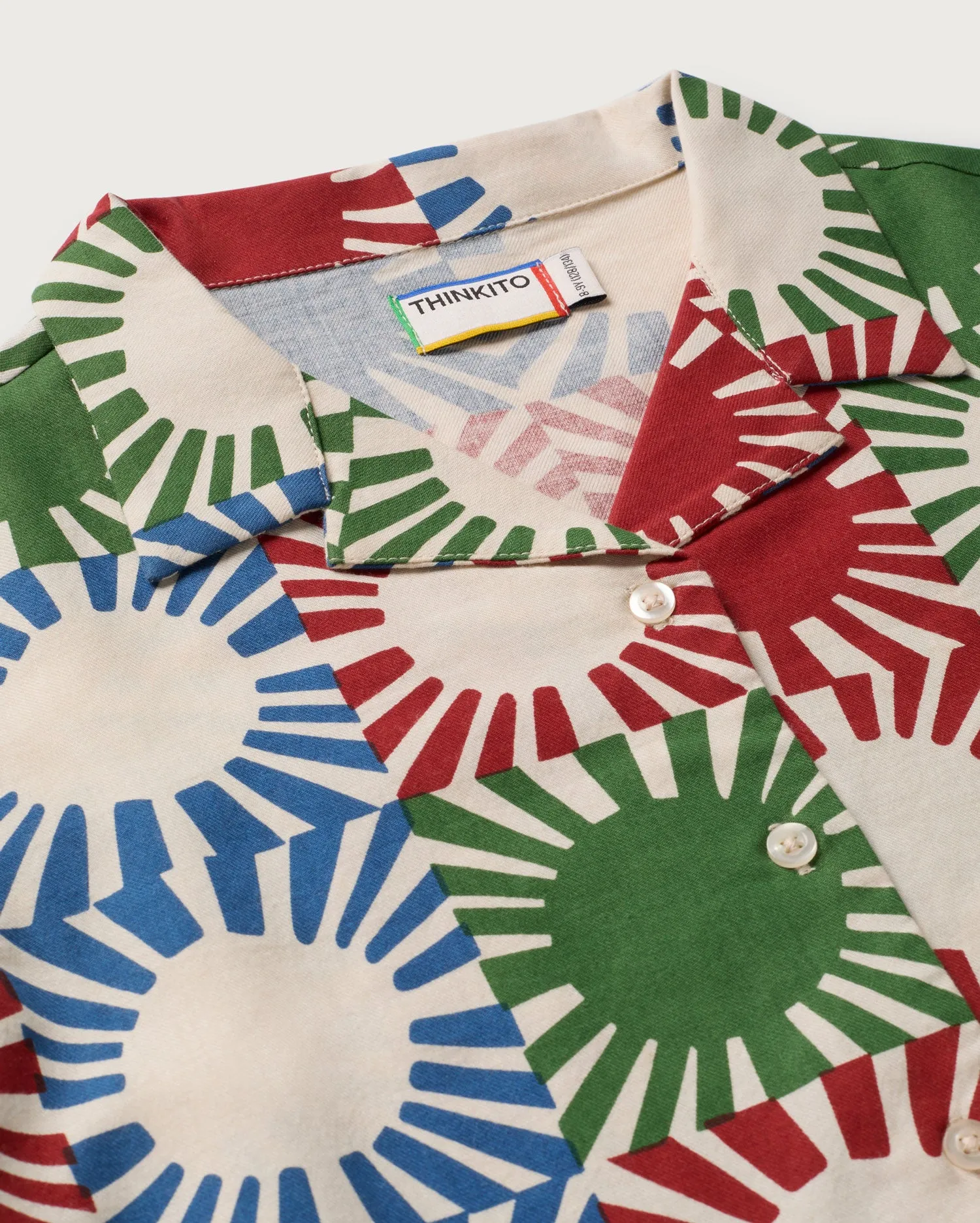 Blusa multicolor sol grid Gaia sold by Thinking Mu product image thumbnail 3