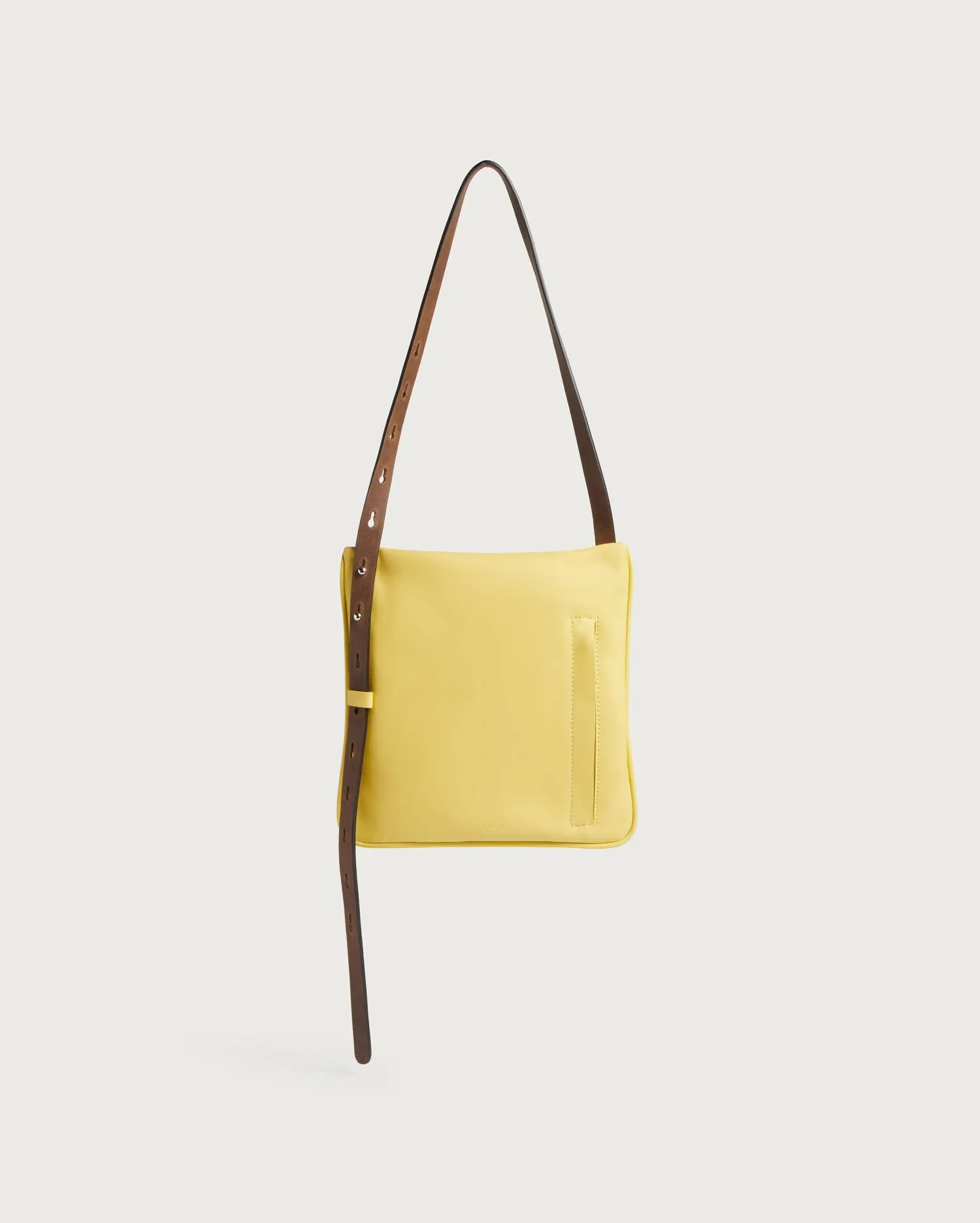 Bolso hombro amarillo piel Bonbon sold by Thinking Mu