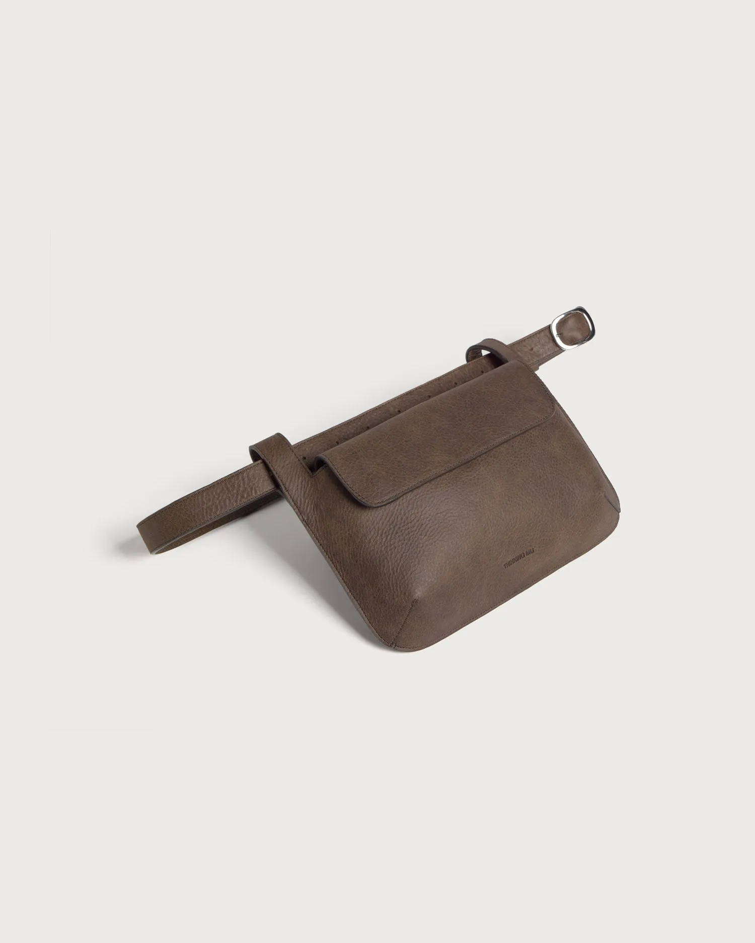 Riñonera marrón piel Brick sold by Thinking Mu product image thumbnail 3