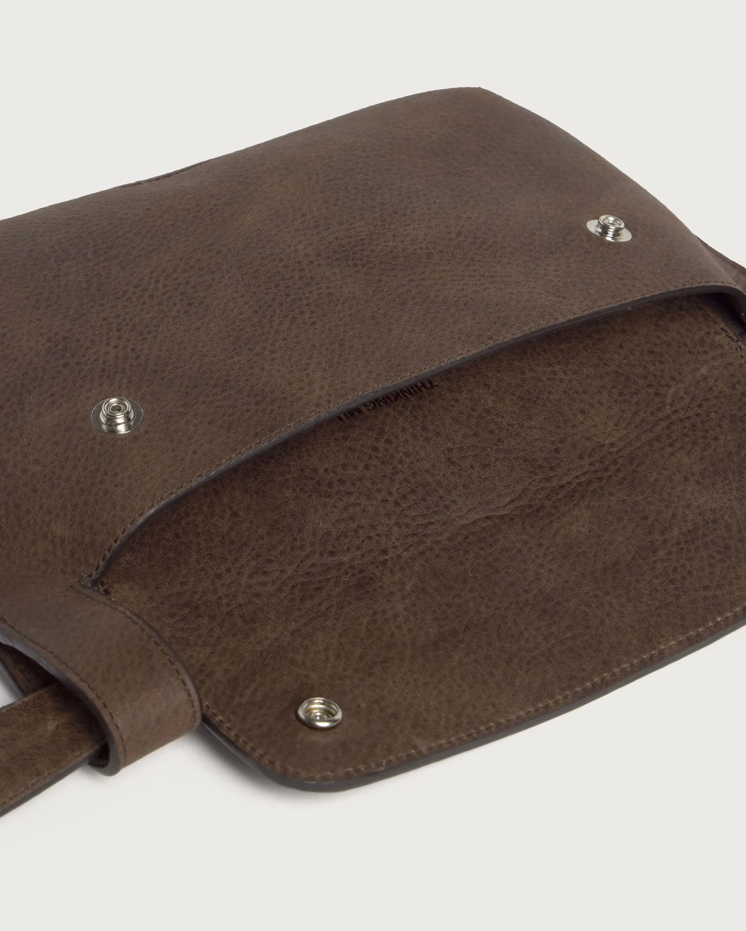 Riñonera marrón piel Brick sold by Thinking Mu product image thumbnail 4