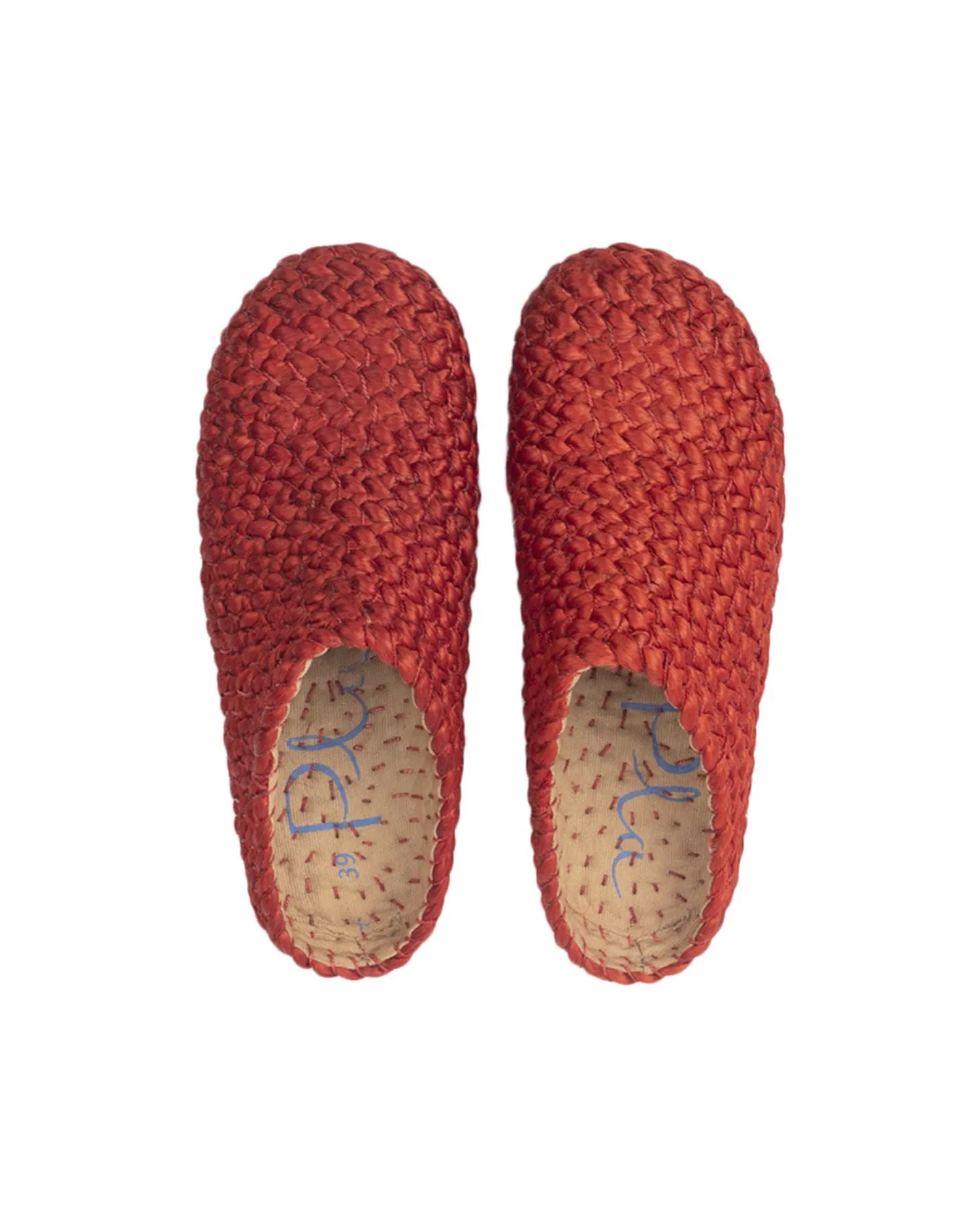 Zuecos rojos Tramuntana sold by Thinking Mu