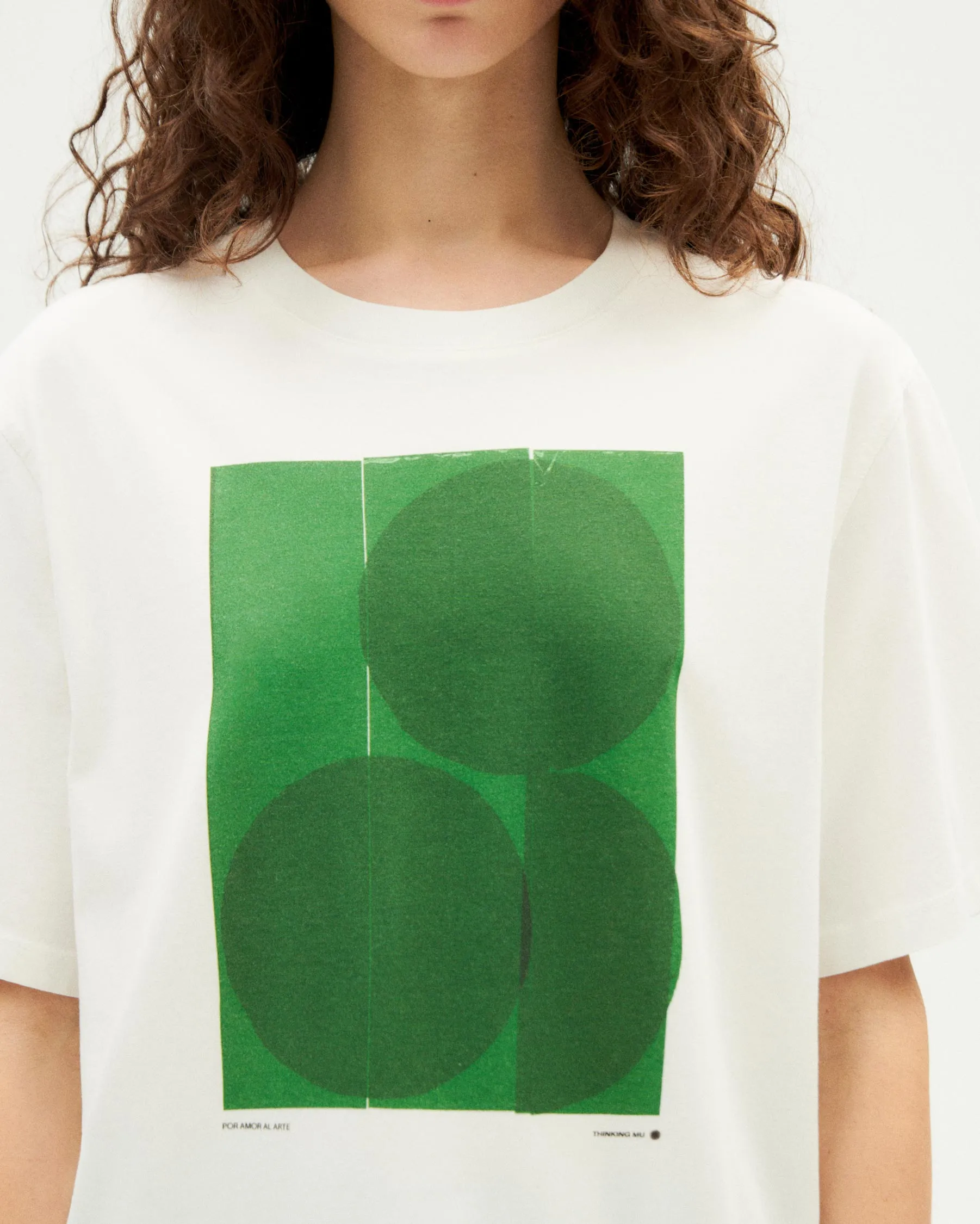 Camiseta blanca art 3 Lucia sold by Thinking Mu product image thumbnail 4