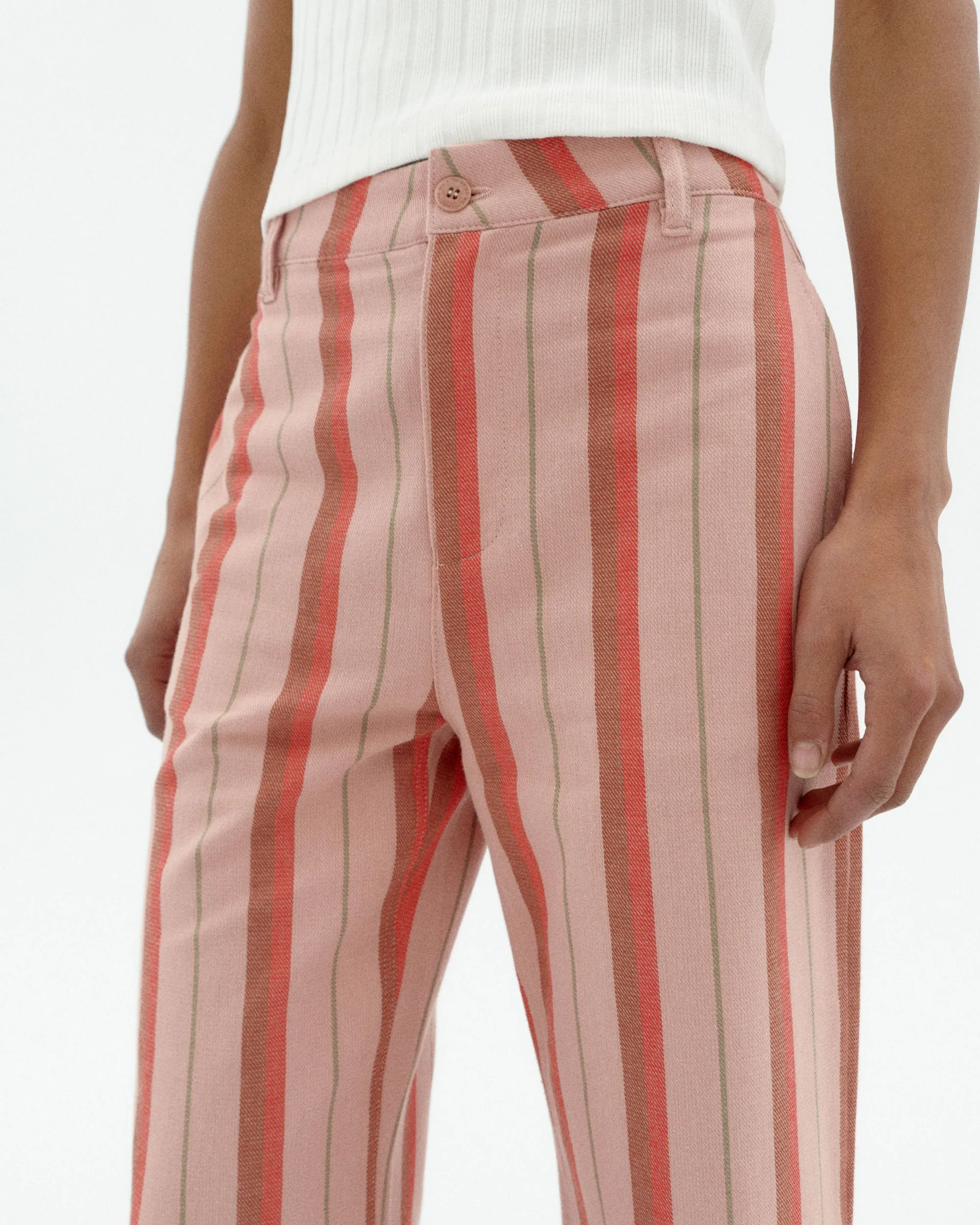 Pantalón tiro alto rayas Karina sold by Thinking Mu product image thumbnail 4