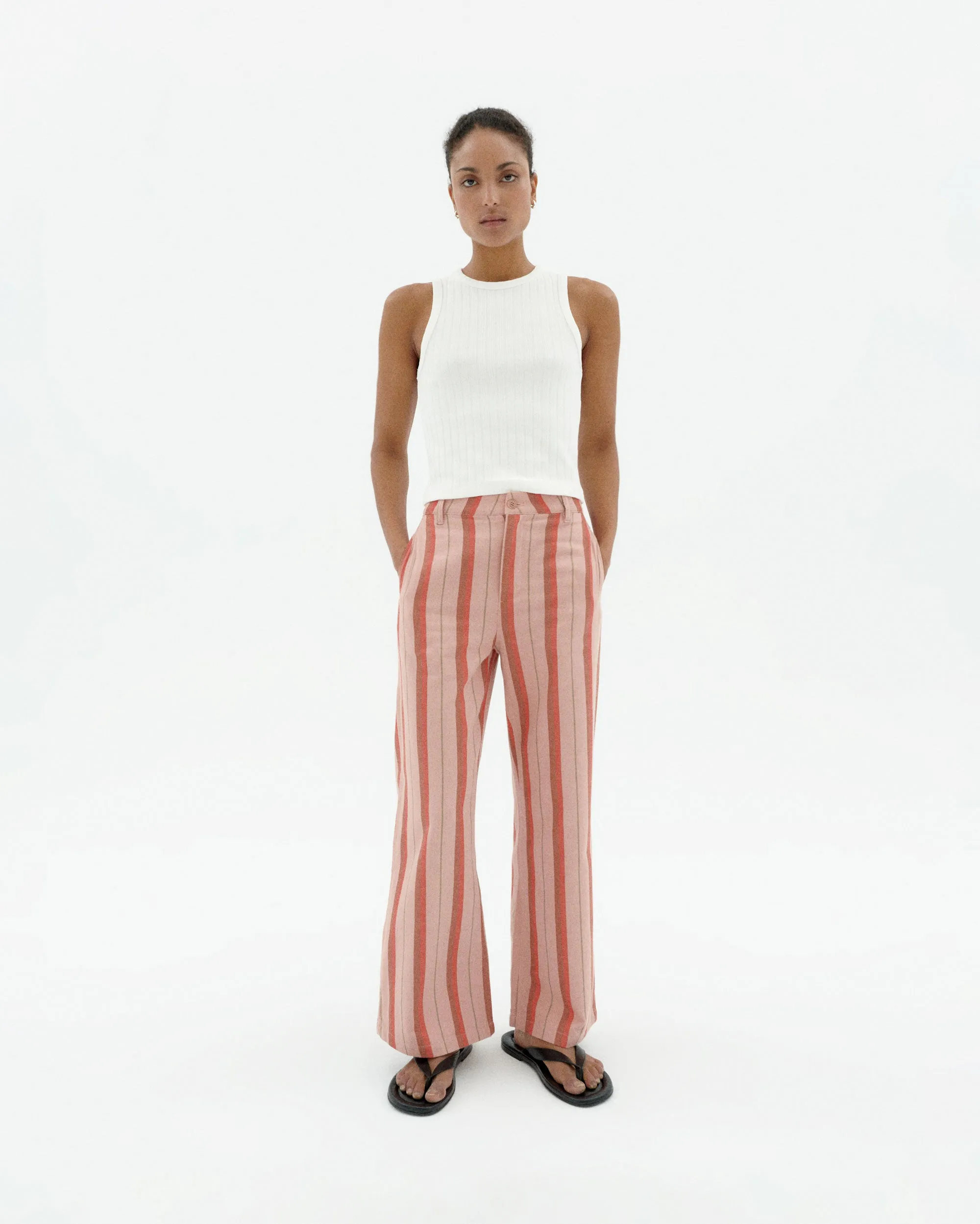 Pantalón tiro alto rayas Karina sold by Thinking Mu product image thumbnail 2
