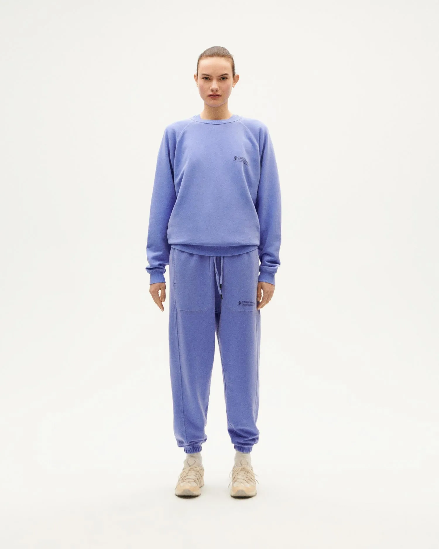 Sudadera unisex violeta tinte natural sold by Thinking Mu product image thumbnail 4