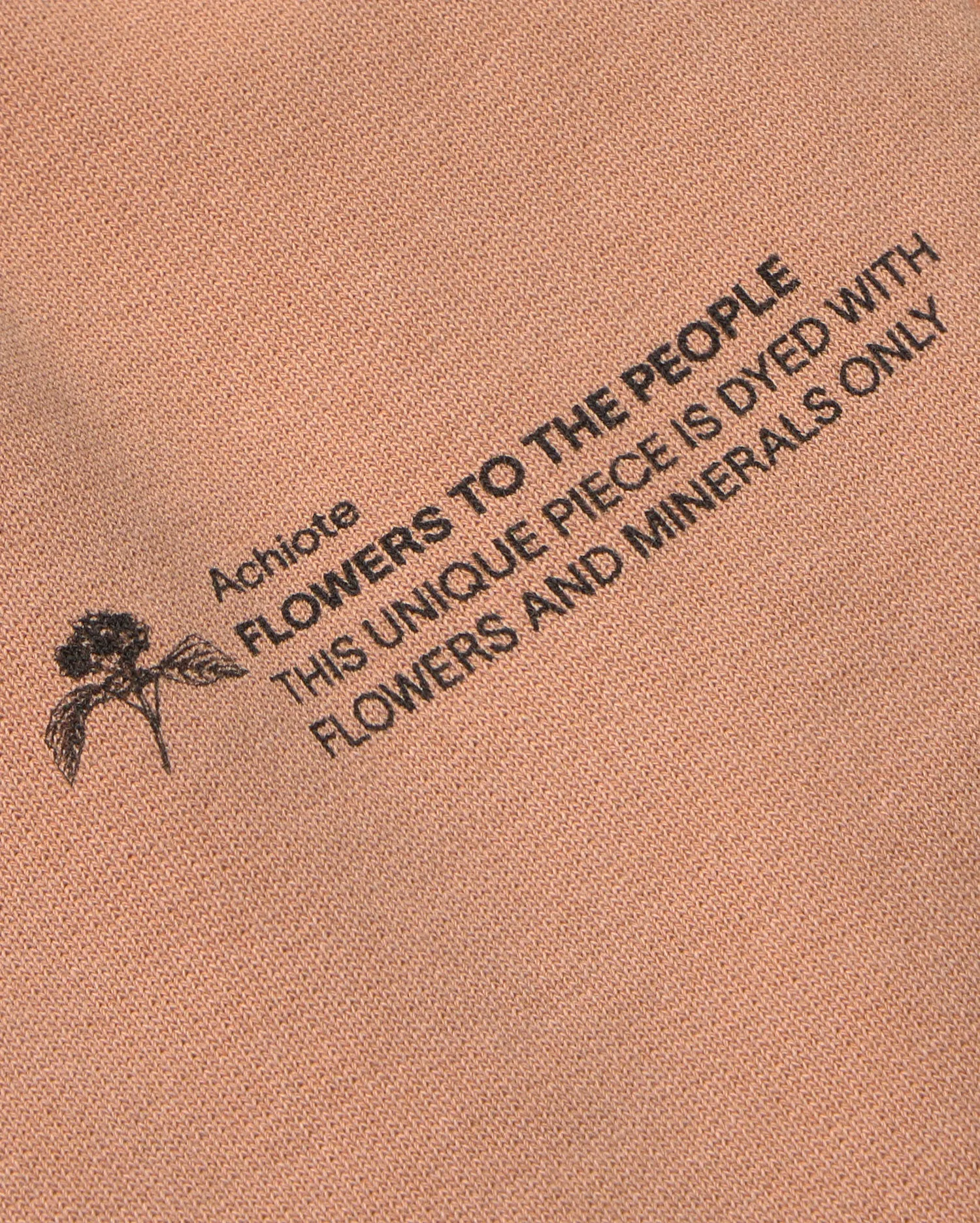 Bermuda chandál unisex achiote tinte natural sold by Thinking Mu product image thumbnail 5