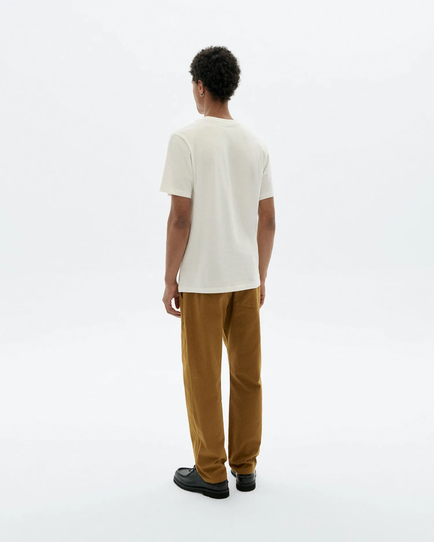 Camiseta blanca bordada flower TM Zach sold by Thinking Mu product image thumbnail 4