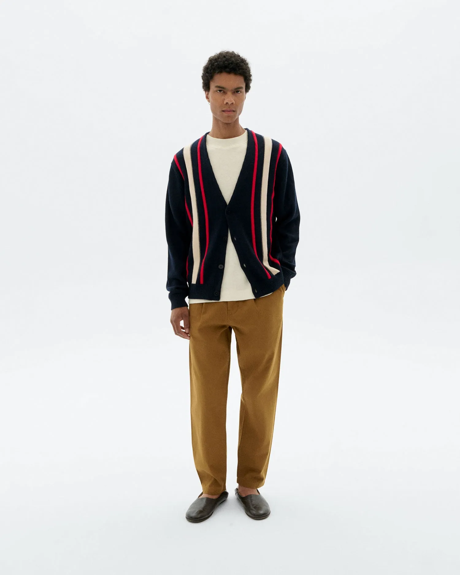 Cardigan punto navy Creed sold by Thinking Mu product image thumbnail 2