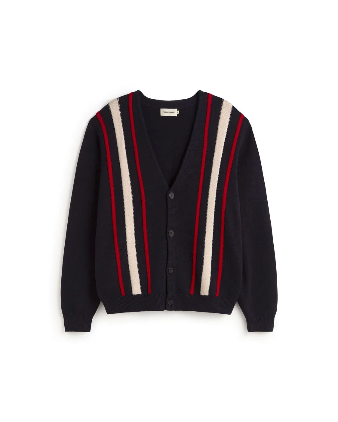Cardigan punto navy Creed sold by Thinking Mu product image thumbnail 5