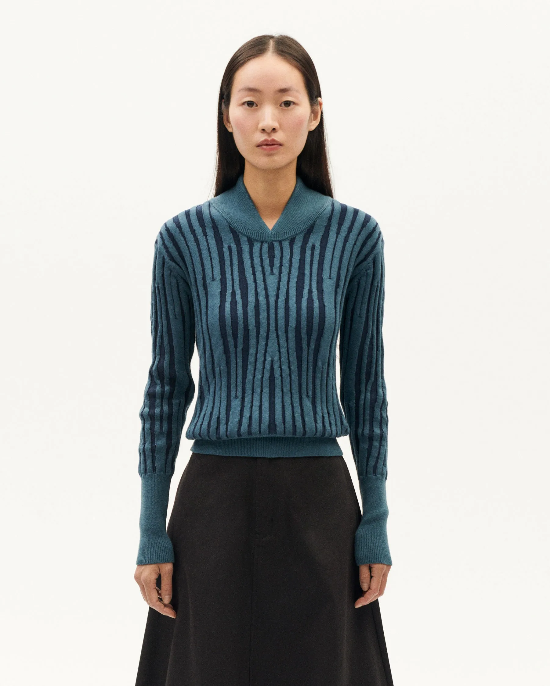 Jersey azul cachemir Gery sold by Thinking Mu product image thumbnail 2