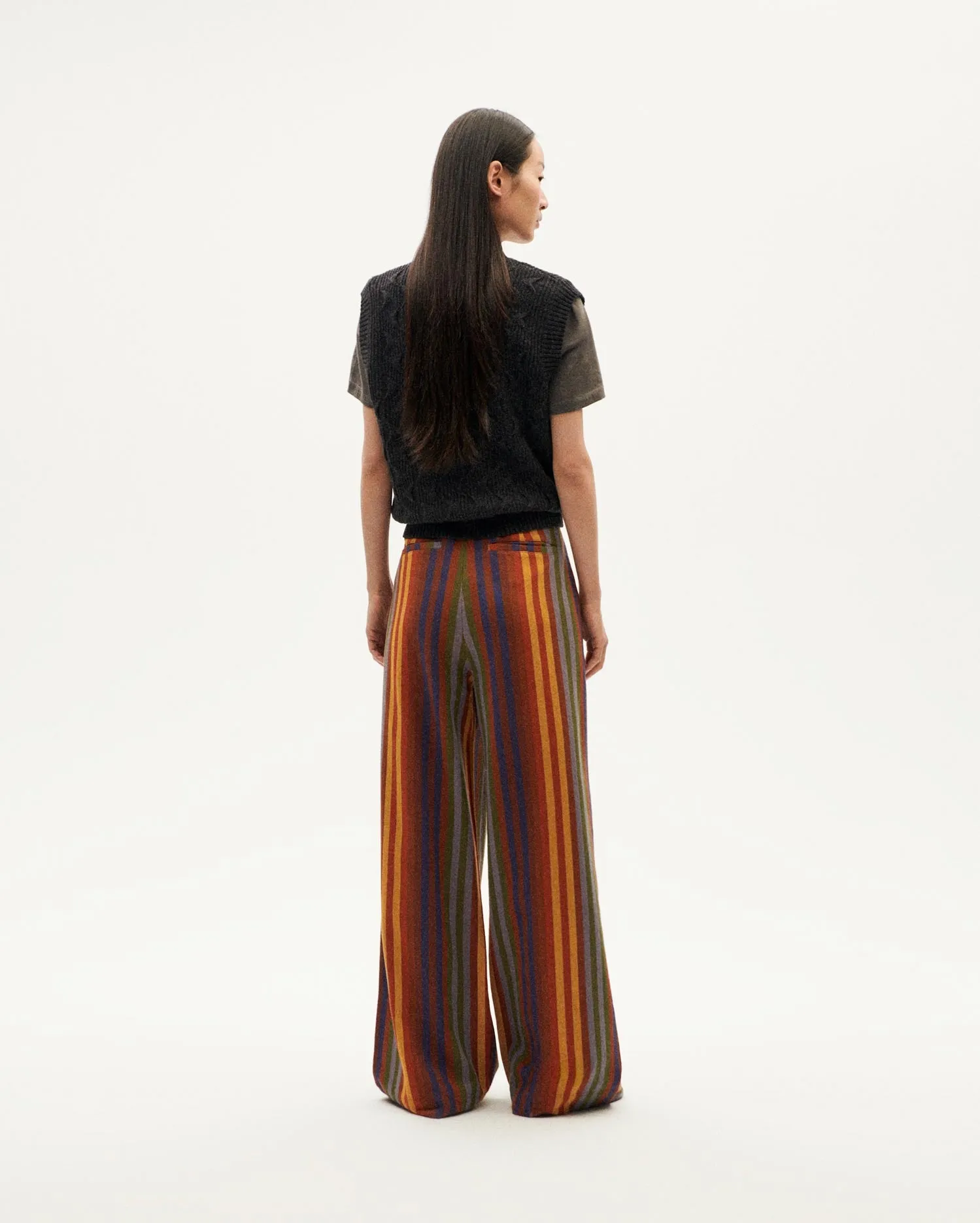 Chaleco gris lana Luna sold by Thinking Mu product image thumbnail 4
