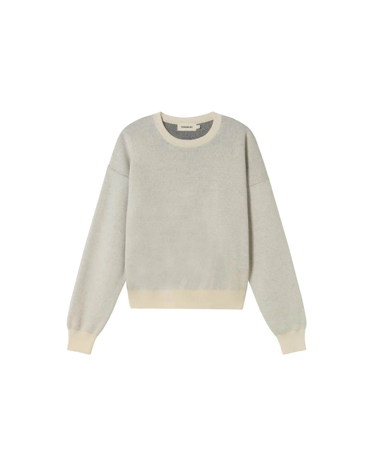 Jersey crudo lana merino flowers Philis sold by Thinking Mu