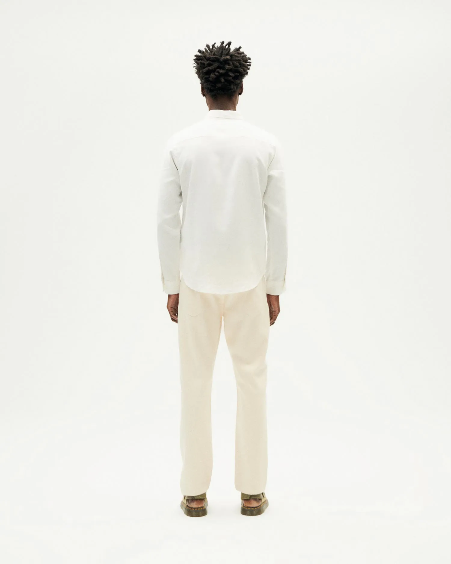 Camisa blanca hemp Ant sold by Thinking Mu product image thumbnail 4