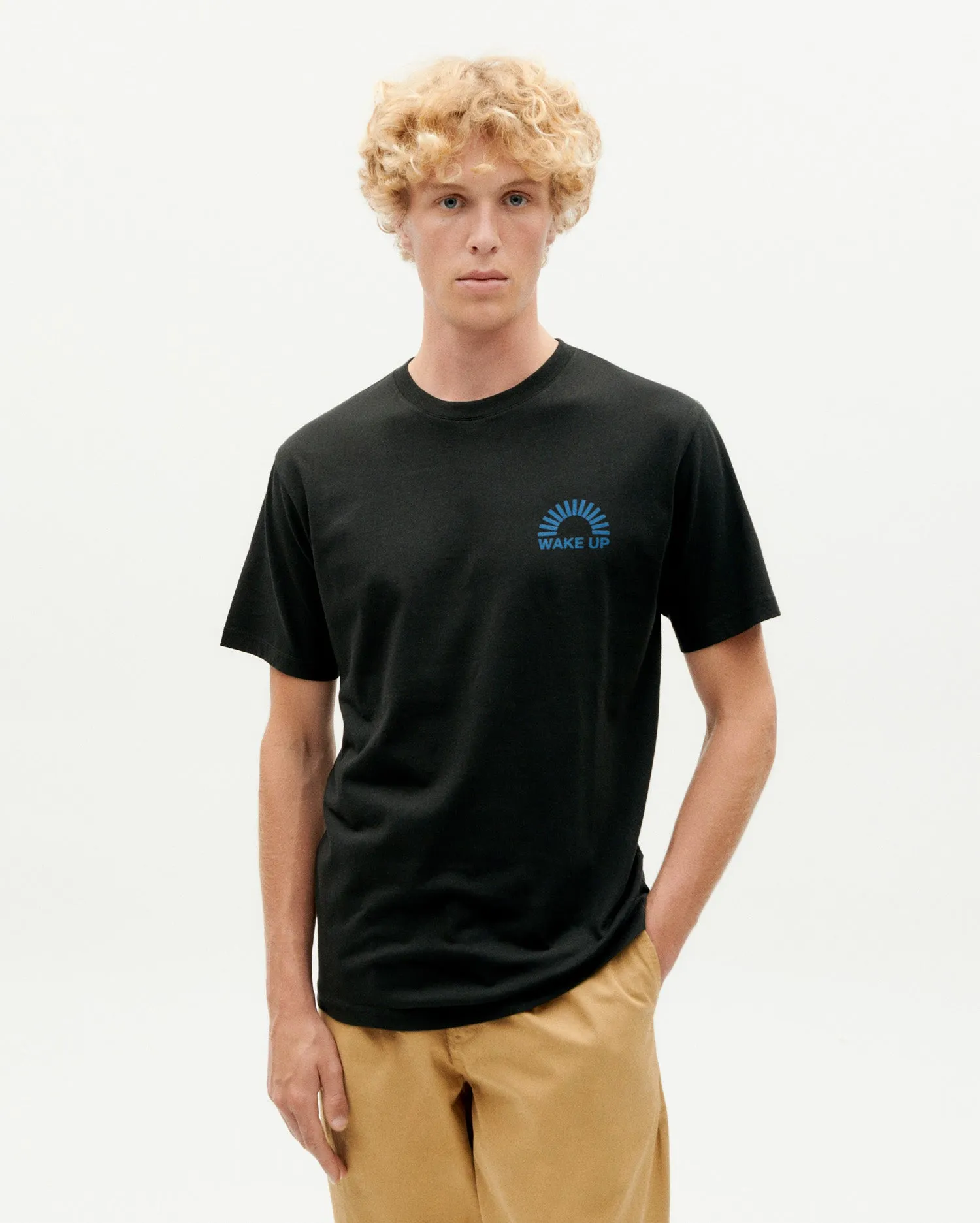 Camiseta negra Wake up sold by Thinking Mu