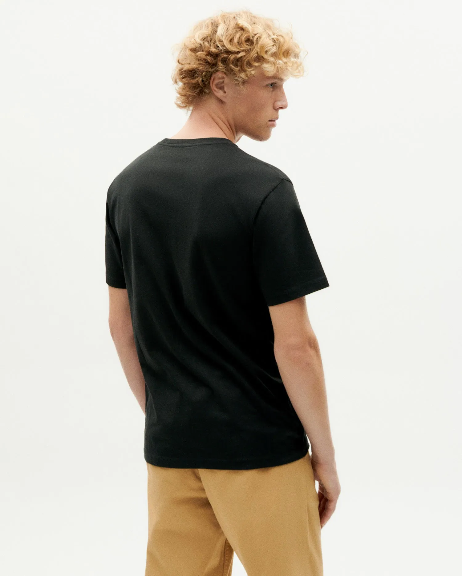 Camiseta negra Wake up sold by Thinking Mu product image thumbnail 5