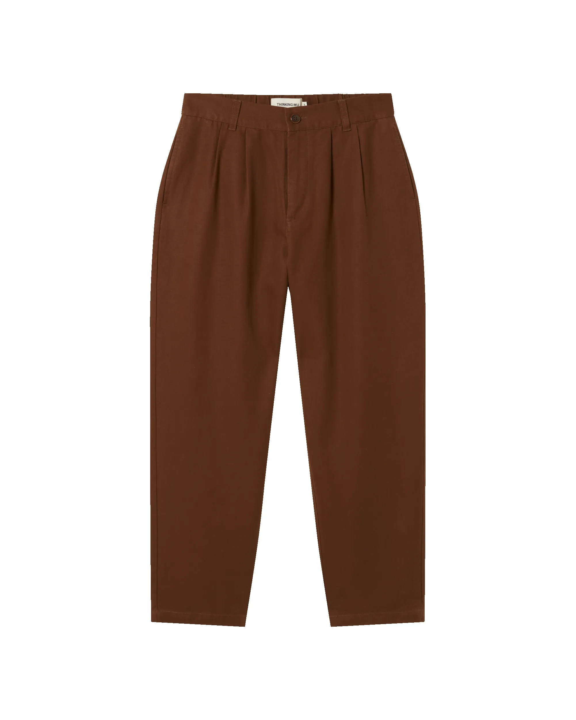 Pantalón marrón hemp Rina sold by Thinking Mu product image thumbnail 5