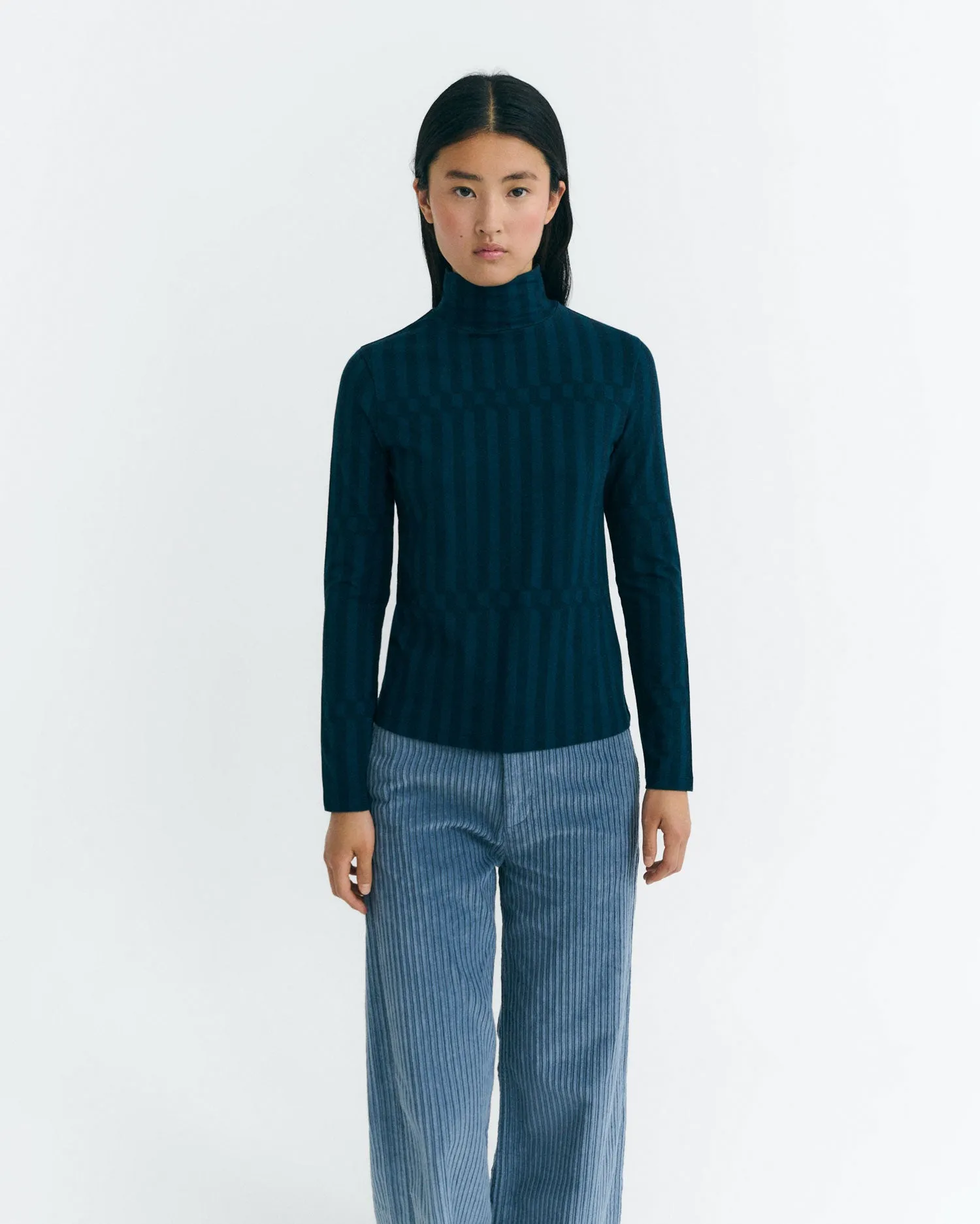 Top rayas azul Esqué Ellen sold by Thinking Mu