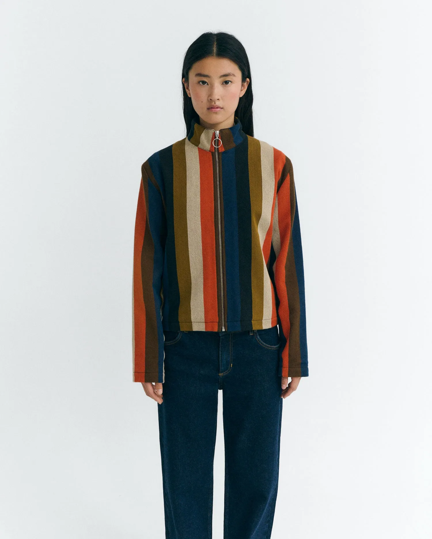 Chaqueta rayas naranja burnley Ceci sold by Thinking Mu